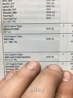 1995-1998 Ski-doo MXZ 440 Cross Country Wiseco Piston Kit, Stock 67.50mm Bore