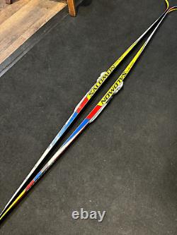 201cm Salomon Equipe 7 Classic XC Skis with SNS Pilot Bindings