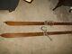 6' C. A, Lund Hastings Minnesota Antique C1930's Cross Country Skis Maple #2090