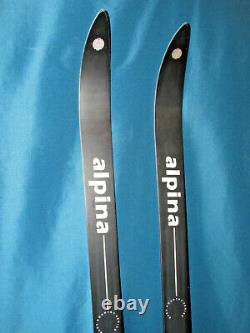 ALPINA Highglide waxless cross country skis 190cm with Rottefella NNN BC bindings