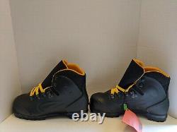 ASOLO AWS 850 Black Leather Cross Country Ski Boots US Womens Size 9 NOS Vintage