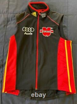 Adidas German Biathlon National Team Ski Vest DSV Audi Wurth Medium Nordic FIS