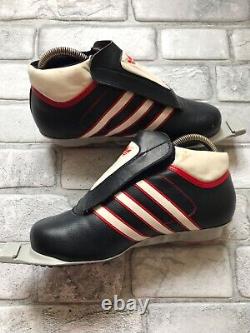 Adidas cross-country ski shoes trifoil 1970 1980 shoes vintage ZWIESEL 8 deadsto