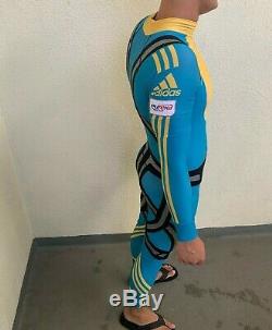 Adidas cross country xc ski suit skiing full body suit biathlon speedskating Med