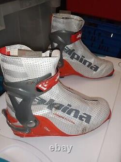 Alpina CSK Competition 2.0 Nordic Skate Ski Boots Carbon Mens Size 41 Mens US 8