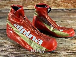 Alpina Elite Classic Nordic Cross Country Ski Boots Size EU44 US10.5 for NNN