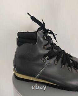 Alpina Mens Vintage 3-Pin Nordic Norm 75mm Cross Country Ski Boots Blue Size 44