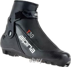 Alpina T 30 Men's Cross Country Ski Boots, Black/Red, M42