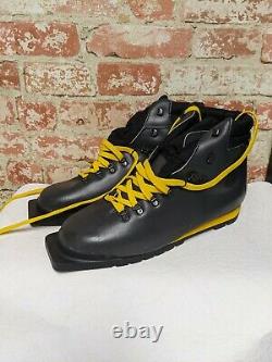 Alpina Vibram cross country ski boots shoes sz 46 nordic 3 pin 75MM New with box