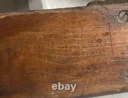 Antique Lot Of 2 Pair WOODEN Skis 70 Long Paris Mfg Maine Snow Cross Country