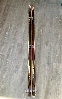 Asnes Wooden Cross Country Skis, Made In Norway, 210 cm, New