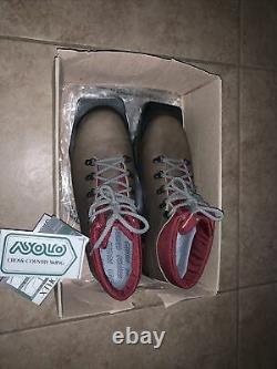 Asolo Glissade 310 Cross Country Ski Boots Size 8 Made In Italy New With Tags