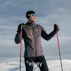Bjorn Daehlie Kikut Cross Country Ski Jacket Nine Iron Grey Men's Size M Light