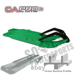 C&A PRO Extreme XT Snowmobile Skis GREEN Arctic Cat ZR 500 Cross Country (2002)