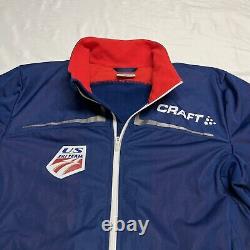 Craft US Ski Team USA Issued Olympic Cross Country Nordic Jacket Mens Small