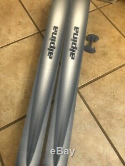 Cross Country Ski's Set 195cm Alpina Solution (76 Inches) Blue Great Condition