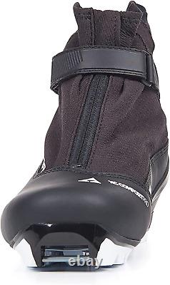 Fischer Men's XC Comfort PRO Nordic Cross Country Ski Boots, Black/White, 45