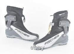 Fischer S00908 RC5 Combi XC Cross Country Ski Boots Size EU 45 Black Silver