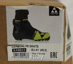 Fischer Unisex Nordic Carbonlite Skate Boot NC3 Black/Yellow S10023 EU 41(40,5)