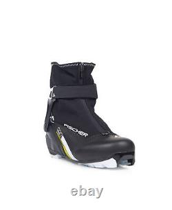 Fischer XC Control Men's Cross Country Ski Boots, Black/White, M44 MY24