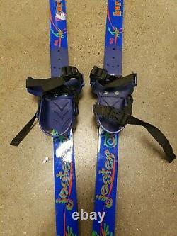 KARHU Jester 90 CM Cross Country Skis with Bindings Children Kids Blue. Free ship