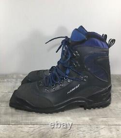 Karhu Convert Cross Country CC 2001 Black Blue Leather Ski Womens Boots Size 10