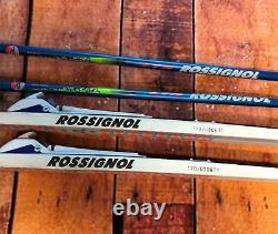 Kids Rossignol LTS AR Junior Cross Country Skis Bindings & Poles 170