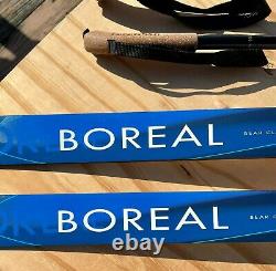 LL Bean Boreal Cross Country Skis Rotafella Bindings Wax Less Base Komperdell
