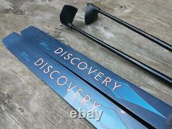LL Bean Discovery 160cm Cross Country Ski SNS Salomon Profil Bindings with Poles