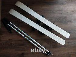 LL Bean Kids Toddlers Cross Country 85cm Skis, 2 SWIX Poles Set, Quality