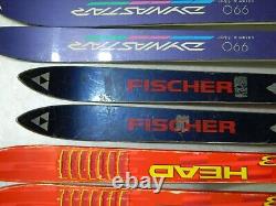 Lot of 3 Skis Head Fischer Dynastar