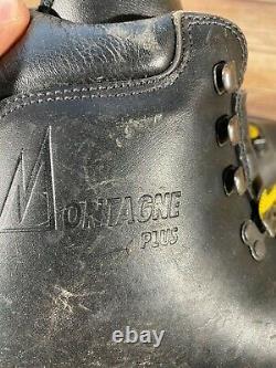 MONTAGNE Telemark Nordic Cross Country Ski Boots Size US6 NN 75mm 3pin Bindings