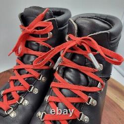Meindl Boots Men's 46 / 12 Black Leather 3 Pin Cross Country Ski Vibram Nordic