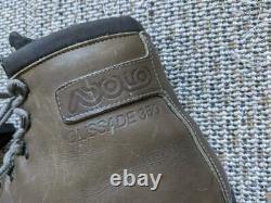 Mens ASOLO leather 3-PIN cross country 43 EU 9.5 US ski boots GLISSADE 350