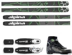 NEW ALPINA CONTROL 64 CROSS COUNTRY NNN SKIS/BINDINGS/BOOTS PACKAGE -185cm