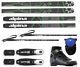 New Alpina Control 64 Cross Country Nnn Skis/bindings/boots/poles Package -185cm