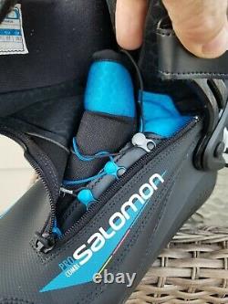 New! Men's SALOMON PRO COMBI ProLink CROSS COUNTRY Ski BOOTS US 10.5 EUR 44 2/3