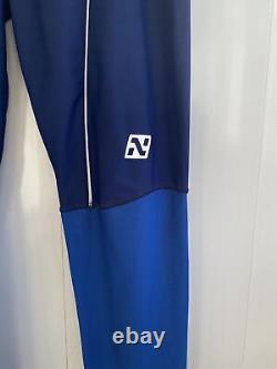 Norheim Cross Country Racing Ski Suit Men's Size L Blue Jersey Biathlon Top