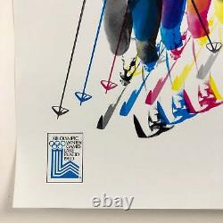 Original Poster 1979 Olympic Lake Placid 1980 Cross-country Skiing