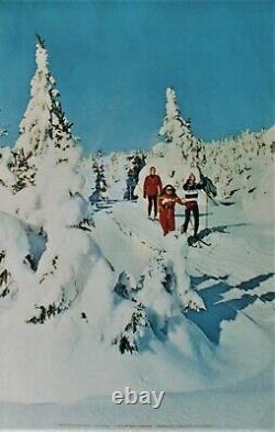 Original vintage poster NORWAY CROSS COUNTRY SKI SPORTS 1978