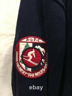 Polo Ralph Lauren Fleece PRL Cross Country 100 Miles Ski Hoodie Men's 3XL Tall