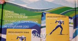 RARE Official Competition Vancouver 2010 Olympic CROSS COUNTRY SKIING BIB