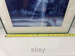 ROBERT PEAK Cross Country Skiing Professionally Framed / Matted U. S OLYMPIC TEAM