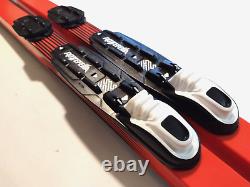 Red and White Waxless 195 cm Cross Country Ski NNN Rottefella Bindings Nordic