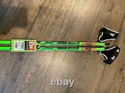 Rex 147.5cm XC Cross-Country Road Racing 100% Carbon Roller Ski Pole Extra Tips