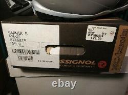 Rossignol Anthracite (charcoal) Saphir Cross Country Ski Boots Size EU 39 US 8.5
