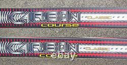 Rossignol Carbon Course Classic XC Skis, 203cm with Salomon SNS Bindings