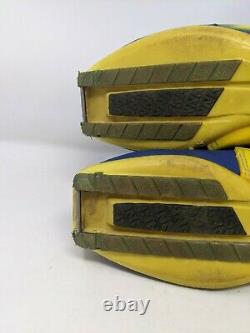 Rossignol Combi NNN Cross Country Ski Boots Men's size 11 Blue Yellow