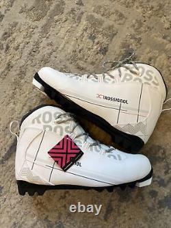 Rossignol Cross-Country Ski Boots Shoes Cleats New White Size 42