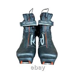 Rossignol Race Skate X-10 Nordic Cross Country Ski Boots Size 40 Eu Black Euc